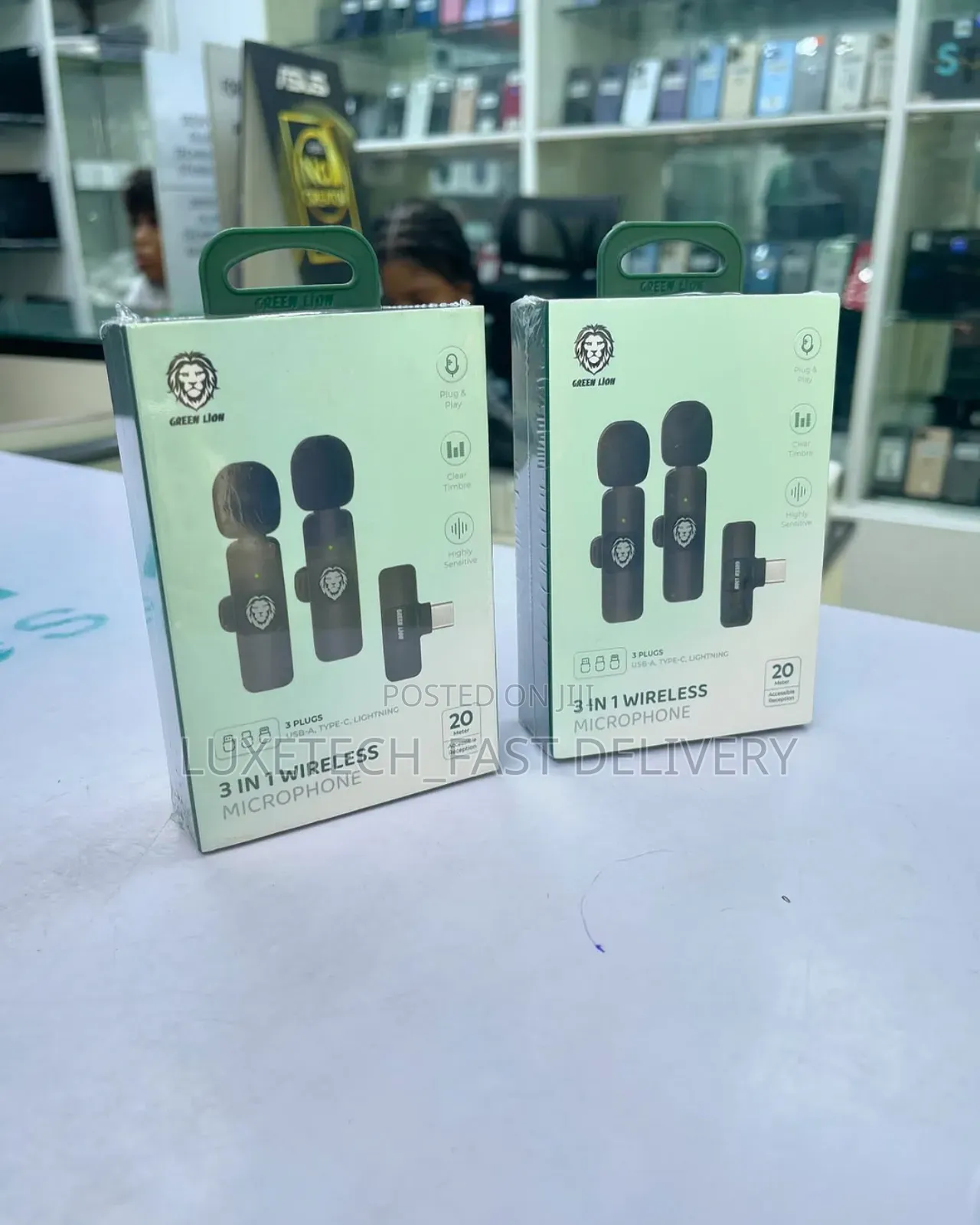 Green Lion 3-in-1 Wireless Microphone