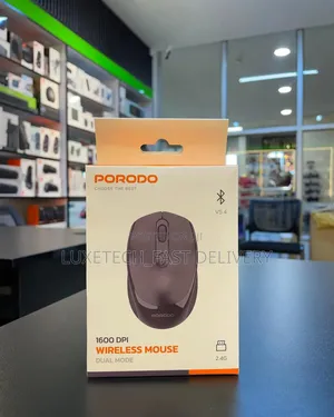 Porodo 2 in 1 Wireless Bluetooth Mouse 2.4 GHZ V5.0