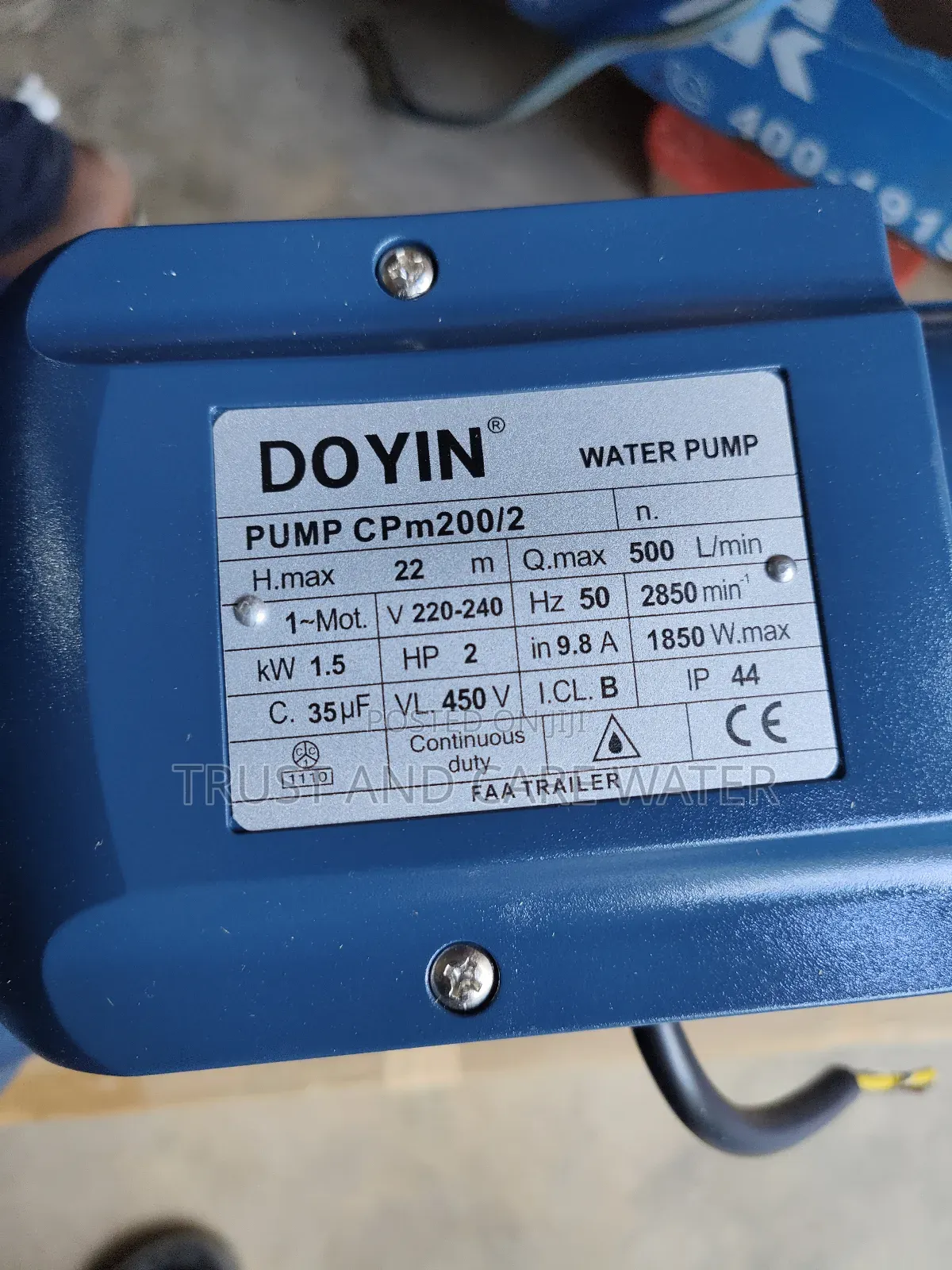 Doyin Surface Pump 2hp (2inch)
