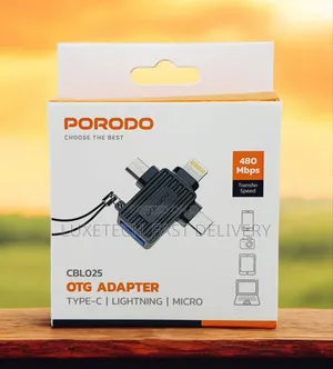 Porodo 3-in-1 Otg Adapter