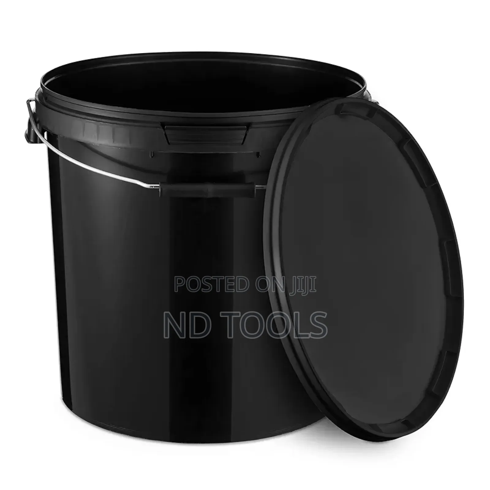 Empty Bucket (Black) Heavy-Duty 20lt
