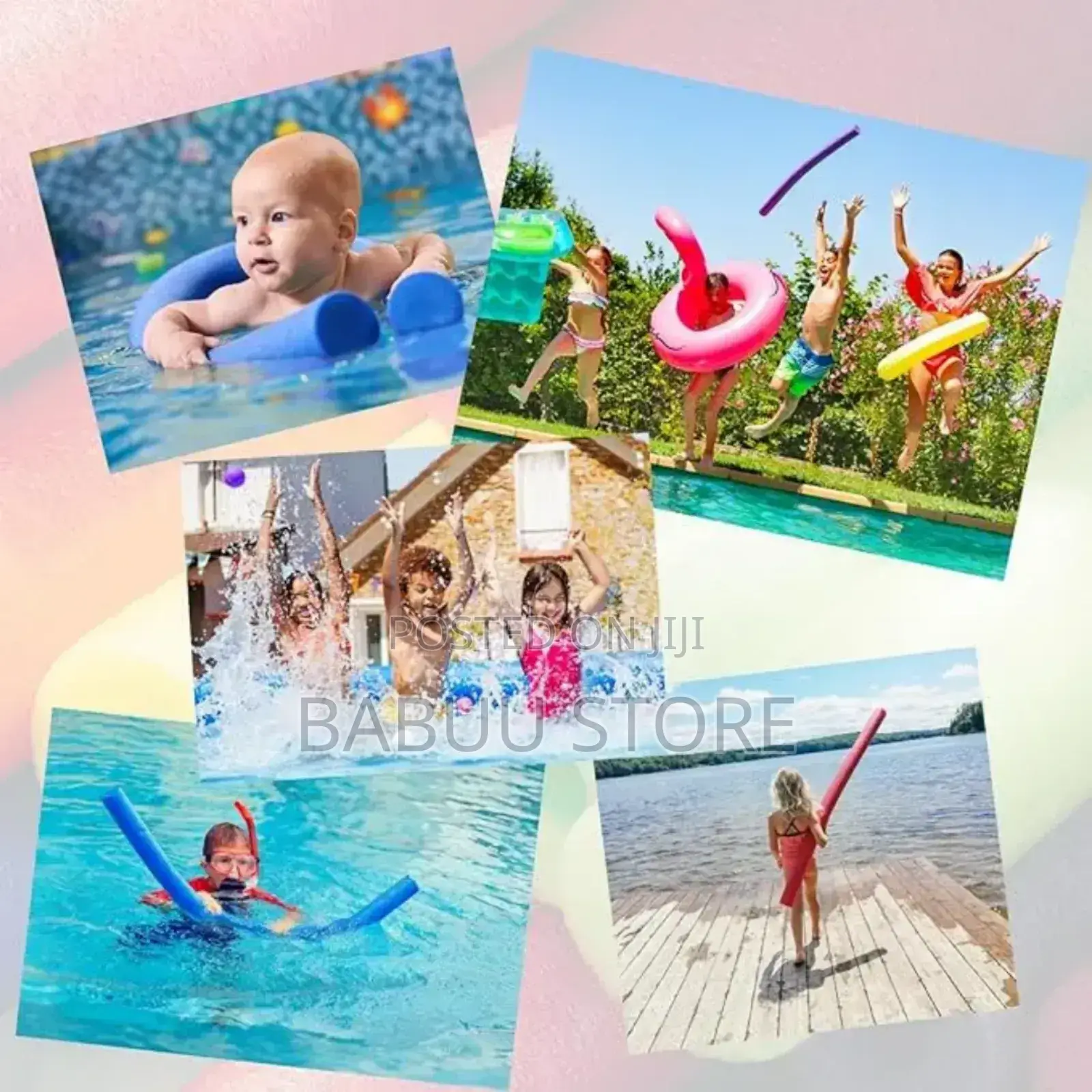 Pool Noodles Swimming