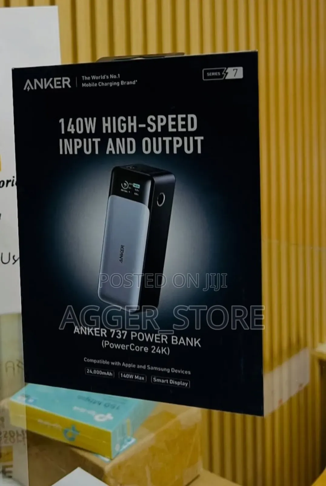 Anker 737 Powerbank 24000mah (140watt) for Apple and Samsun