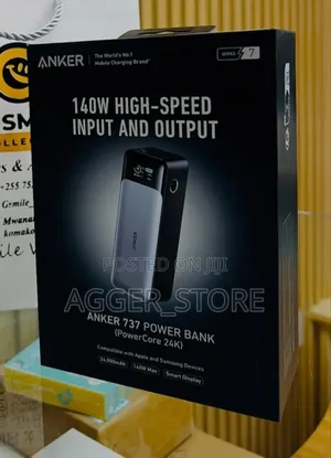 Anker 737 Powerbank 24000mah (140watt) for Apple and Samsun