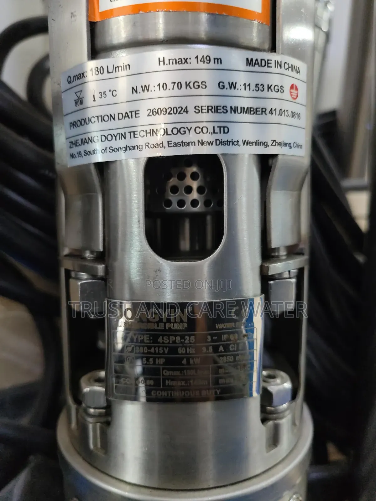 Dongyin 5.5hp Stainless Steel