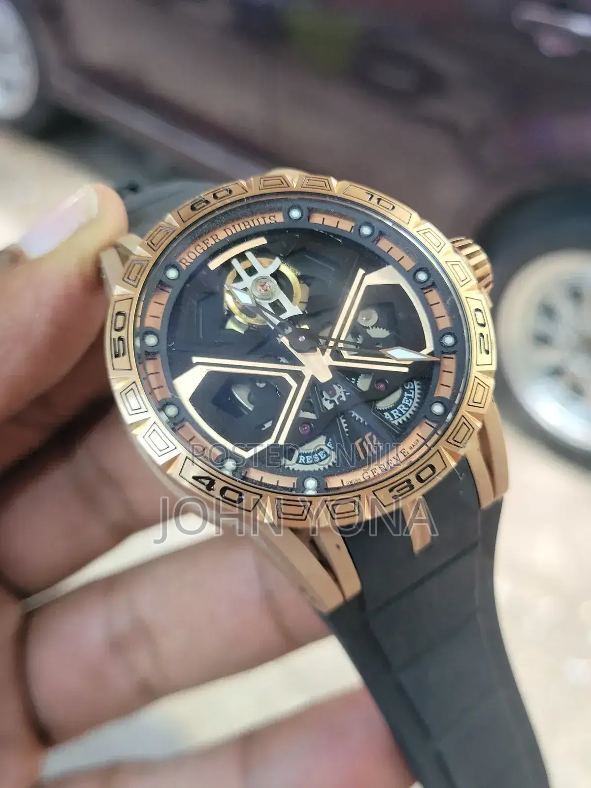 Roger Dubuis Excalibur Spider Black and Gold