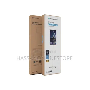 Powerology FHD Android 32” Tablet With Stand - White