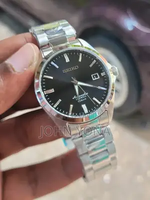 Seiko Automatic Silver and Black