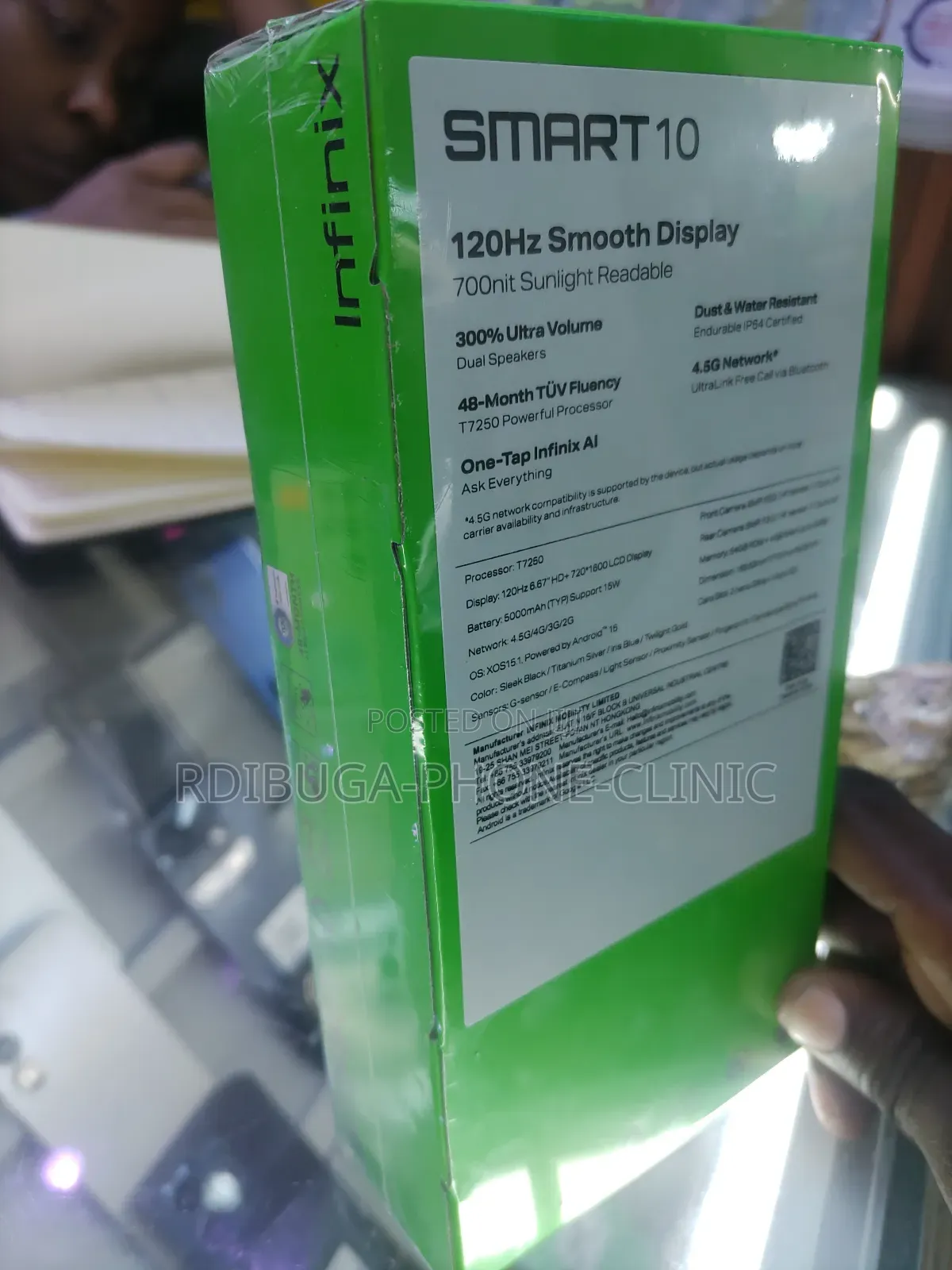 New Infinix Smart 10 128 GB Blue