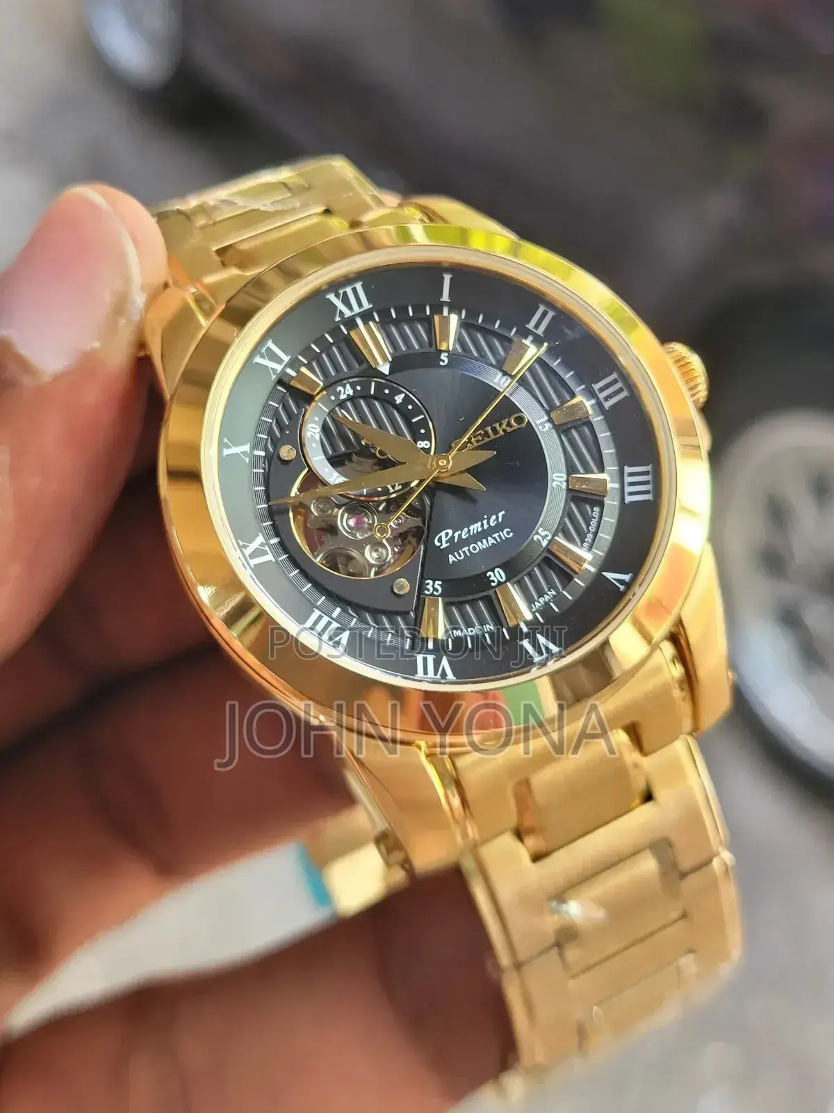 Seiko Premier Gold and Black