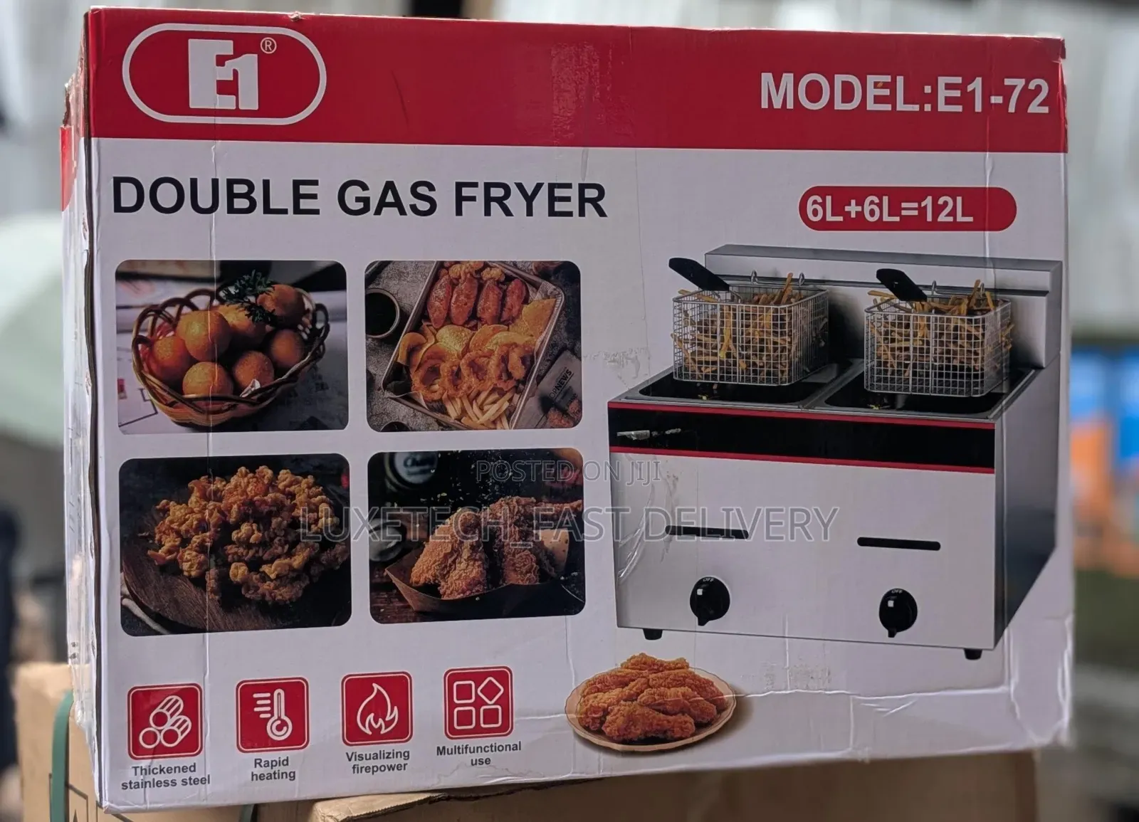 Europe One Gas Deep Fryer 12l
