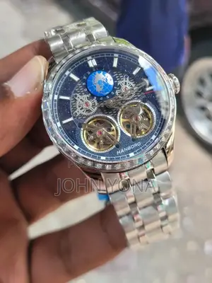 Hanboro Double Tourbillon Silver and Blue
