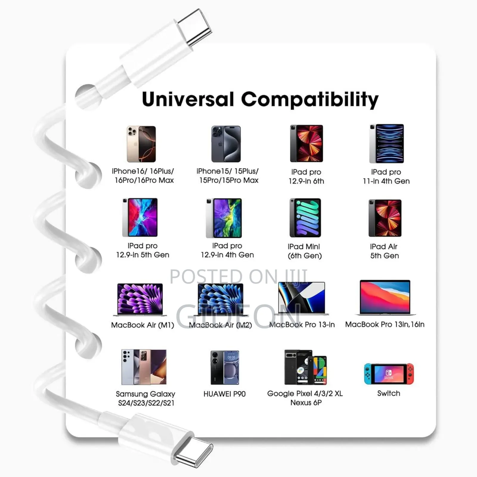 Apple Usb- C 60watts Cable