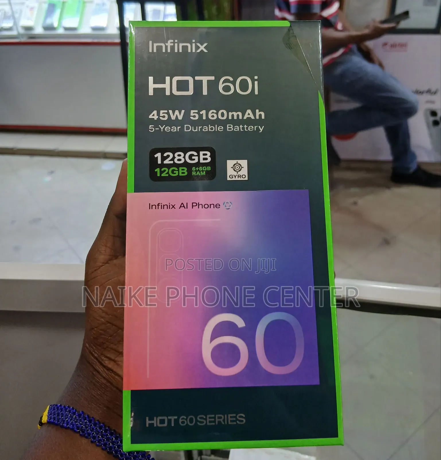 New Infinix Hot 50i 128 GB Blue