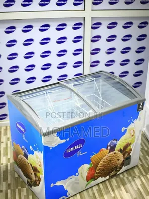 Homebase Showcase Freezer 256 Liters