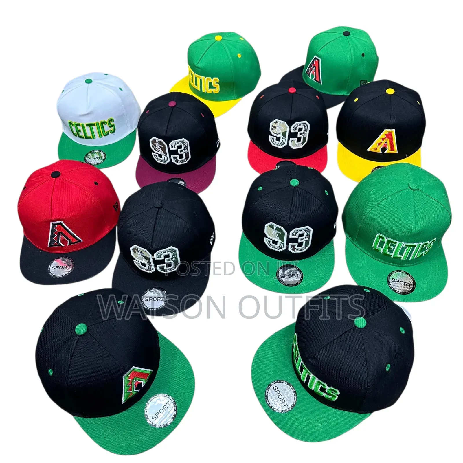 Top Quality and Class Unisex 93 and Celtics Brand Caps