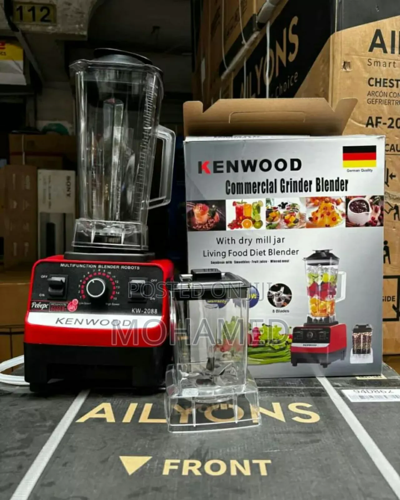 Kenwood Blender 2l 2 In1