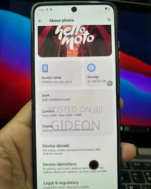 Motorola Razr (2023) 256 GB Black