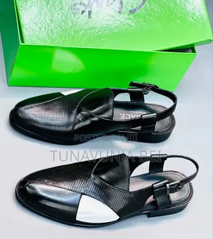 Cracks Versace Leather Shoes