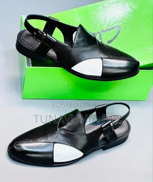 Cracks Versace Leather Shoes