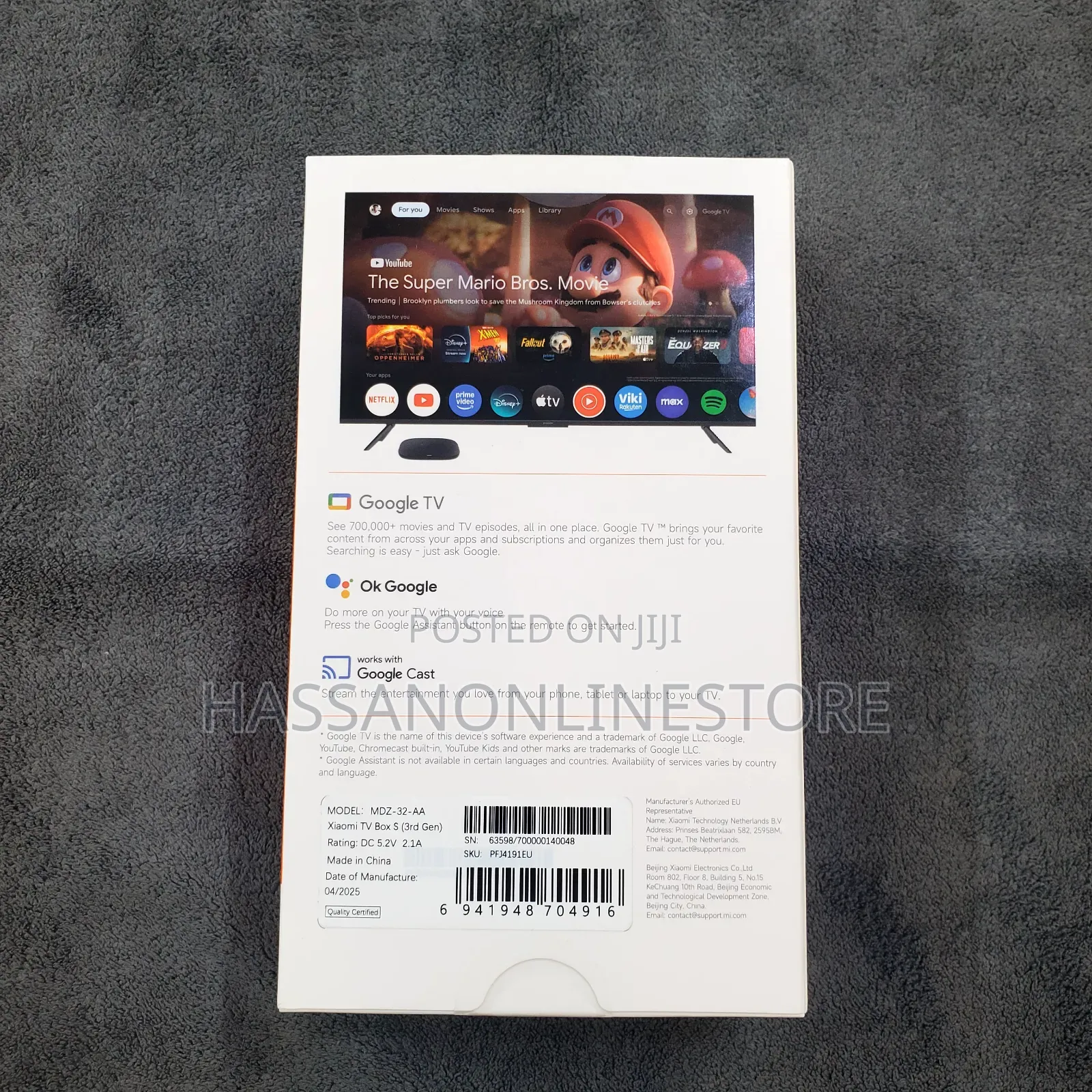 Xiaomi Tv Box S Ultra-hd 3rd Gen
