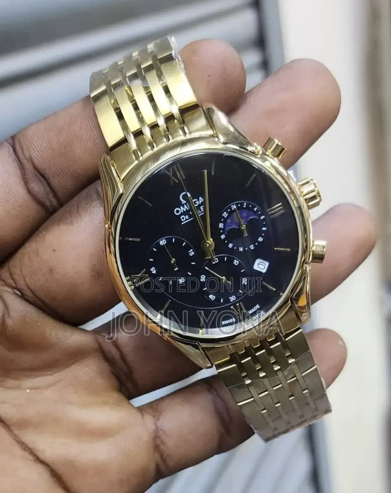 Omega De Ville Gold and Black