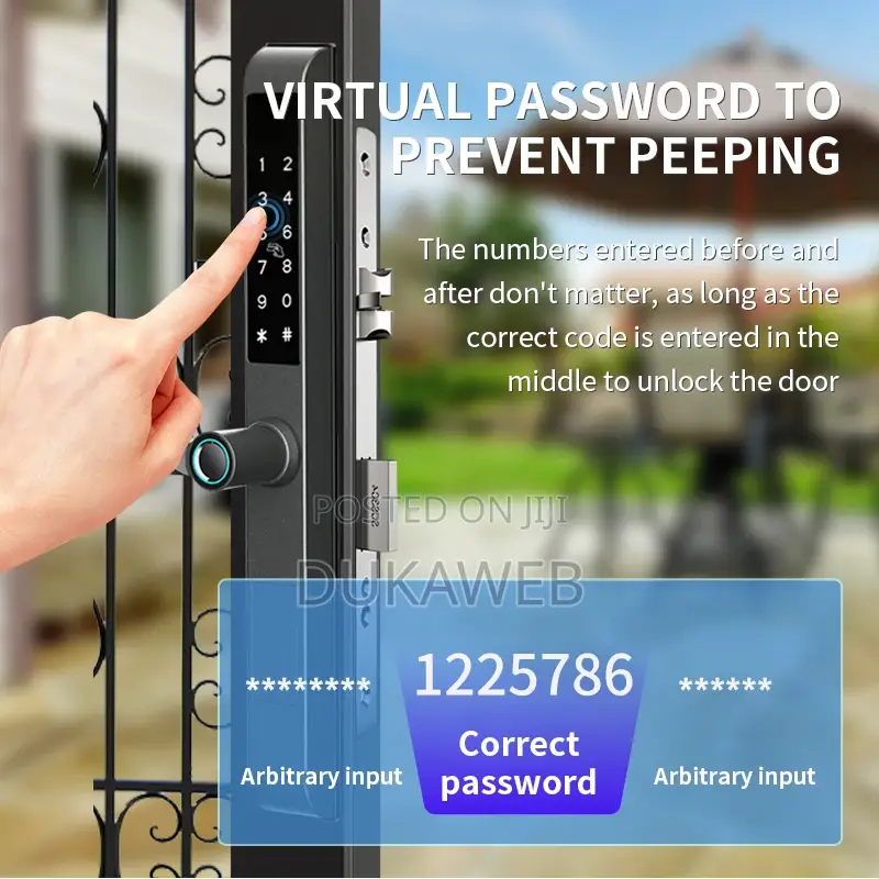 Slim Aluminium Door Smart Lock