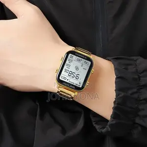 Skmei Digital Watch Gold