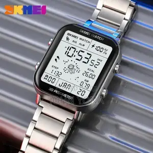 Skmei Digital Watch Silver