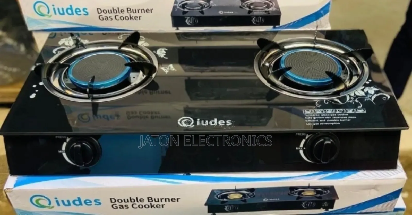 *Qiudes Gas Cooker Plate 2 Lenye Nyavu