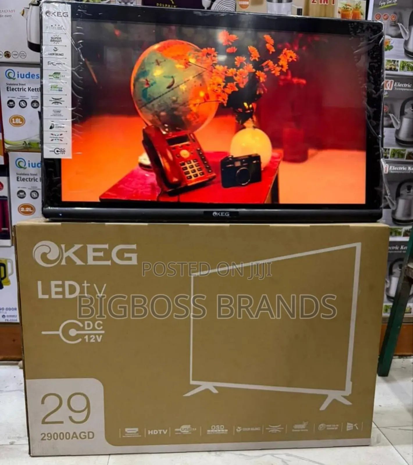 Keg Tv 29 Inches Double Glass