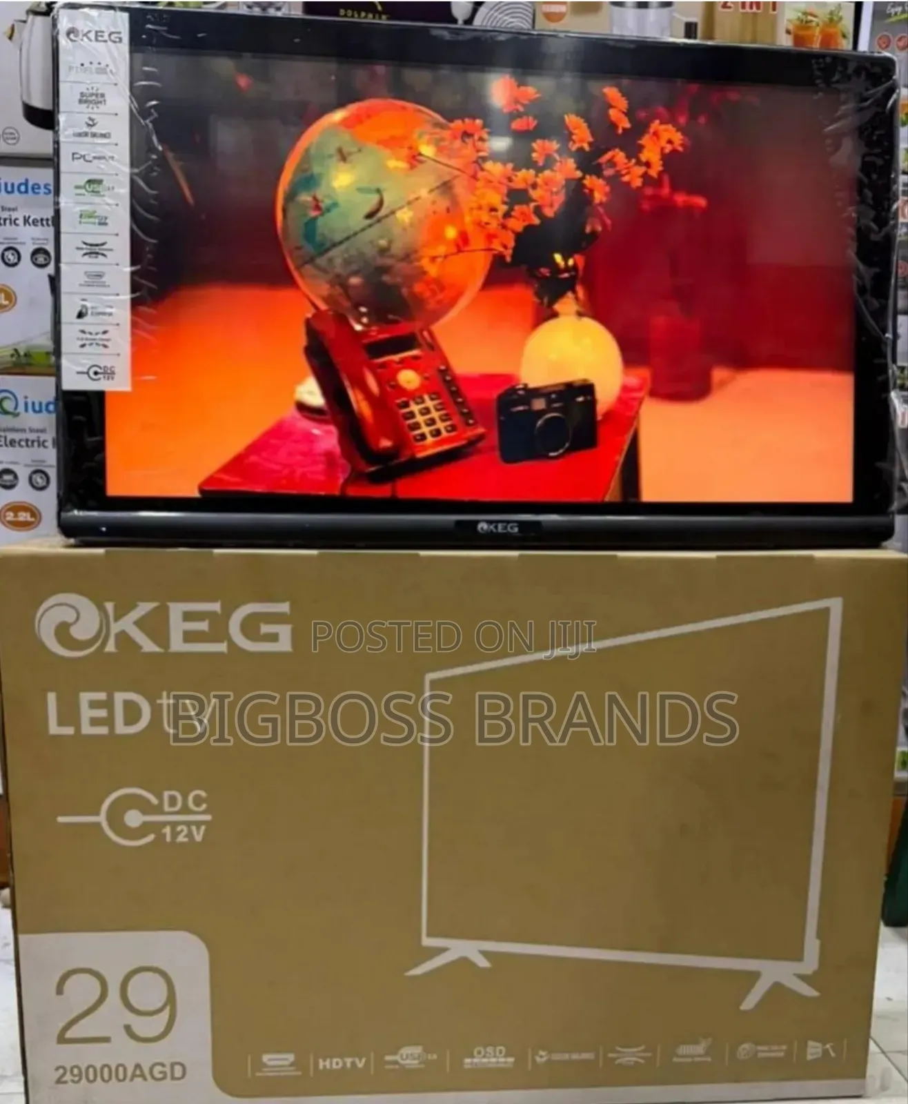 Keg Tv 29 Inches Double Glass
