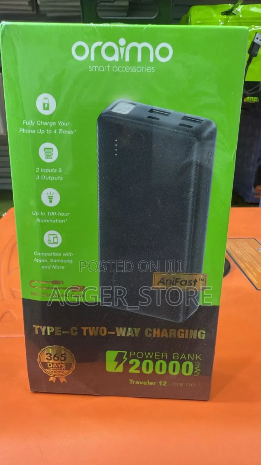 Oraimo Traveller 12 Powerbank 20000mah