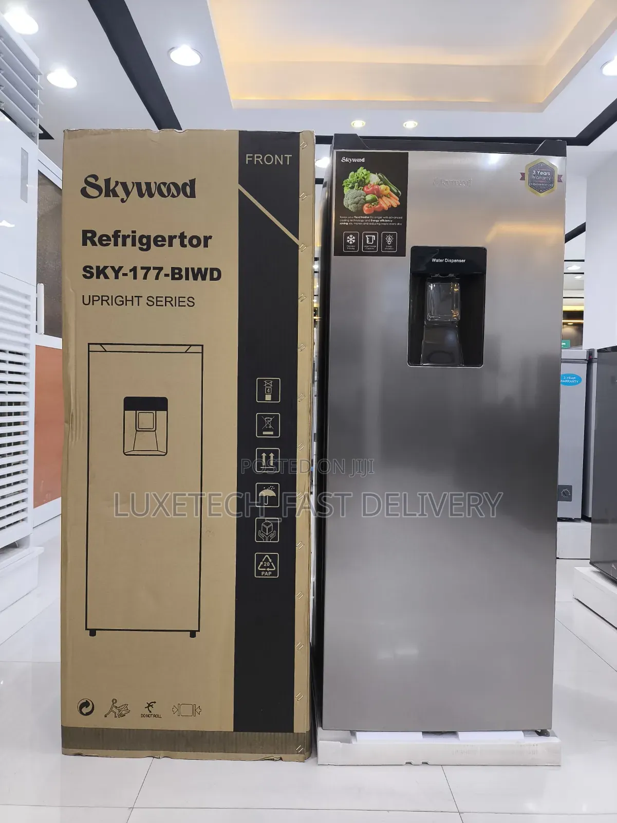 Skywood Fridge 177l With Water Dispenser