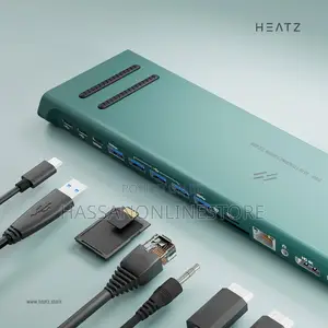 Heatz Zt861 6 in 1 Usb-C Docking Station