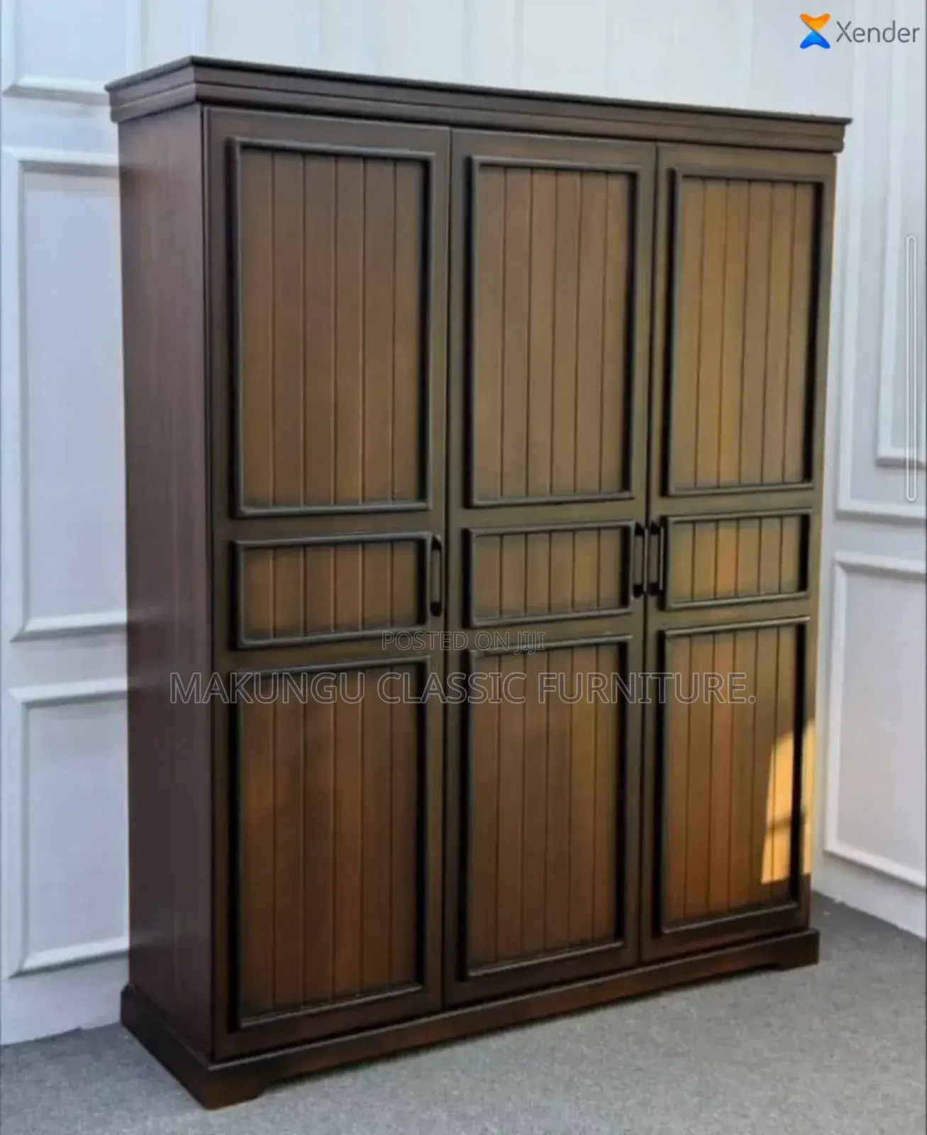 Wardrobes Milango Mitatu Ni Mbao Tupu