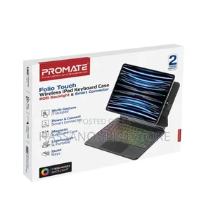 Promate Flexkeys-11pro Folio Touch Wireless iPad Keyboard