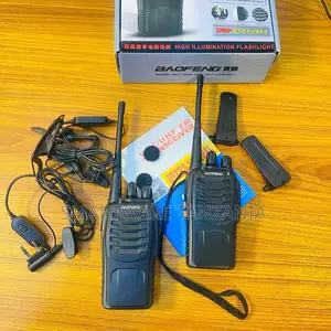 2 Ways Radio Uhf Communication Walkie Talkie With Headsets