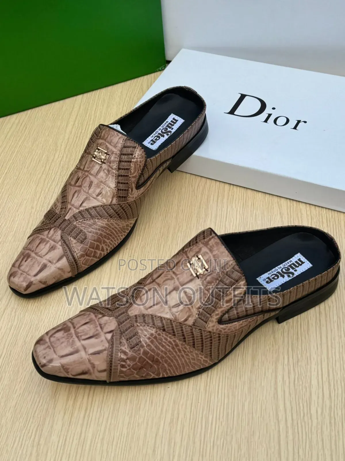 Men's Mister Brand Leather Open Shoes