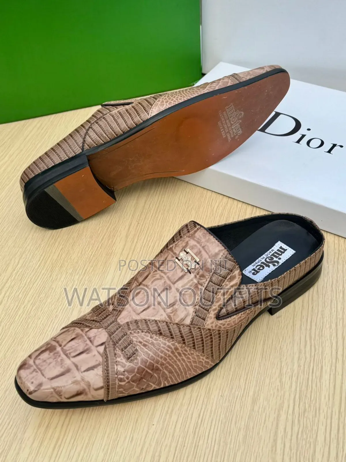 Men's Mister Brand Leather Open Shoes