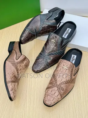 Men's Mister Brand Leather Open Shoes