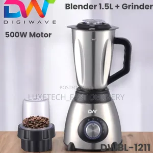 Digiwave Stainless Steel Blender 1.5l and a Grinder