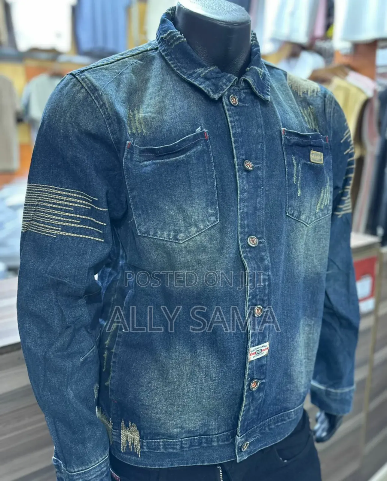 Men's Coats Jeans Chambuu Navyblue