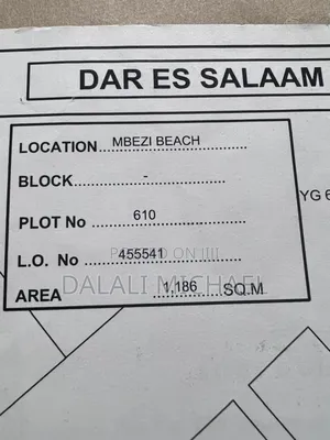 Plot for Sale 1186 SQMS
