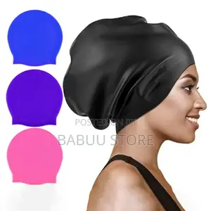 Plus Size Silicone Swim Cap