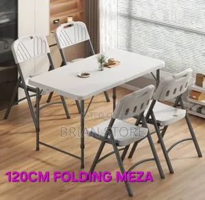 Foldable Table and Chairs Set(4chairs 1table)