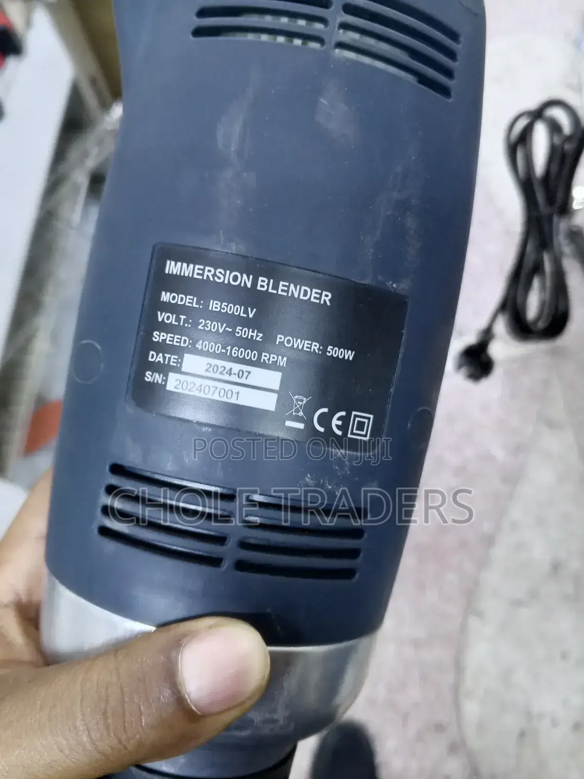 Immersion Blender / Heavy Duty Hand Blender