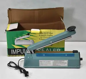 Plastic Film Sealer 8" Hand Impulse Sealer 200mm Seal Width
