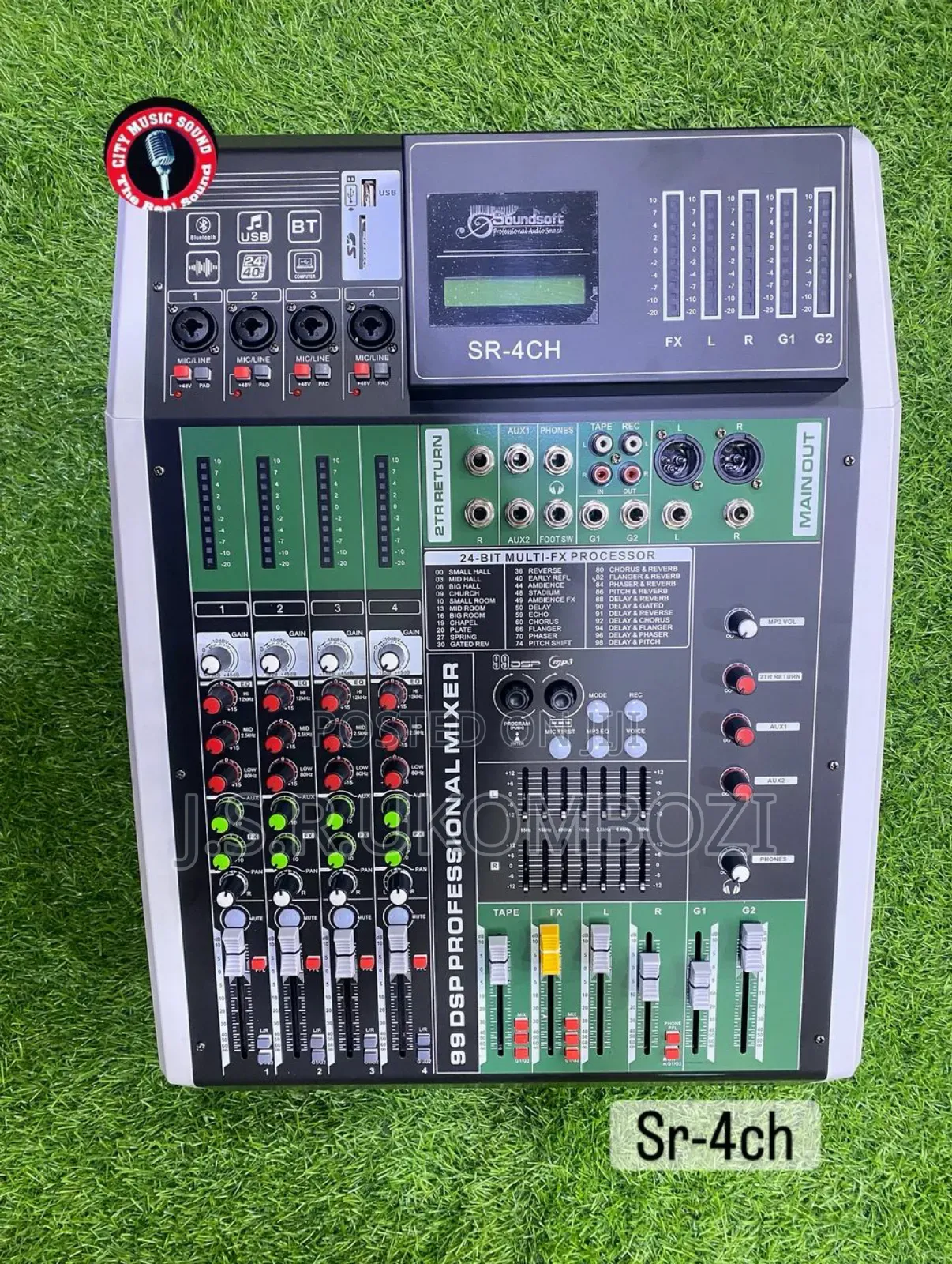 Sr 4ch Power Mixer Njia4
Watts600
 Equalizer