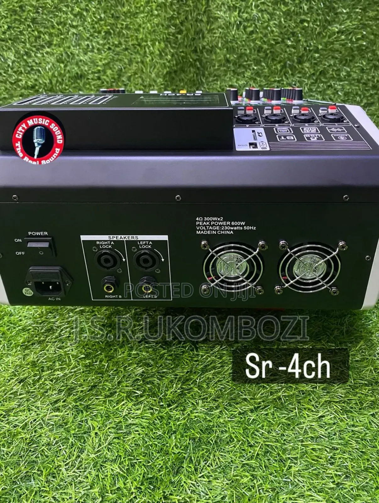 Sr 4ch Power Mixer Njia4
Watts600
 Equalizer